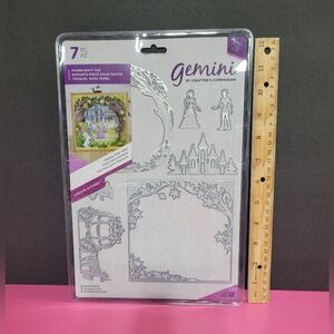 Crafter's Companion Gemini Happily Ever After 7 Pc Create-A-Card Die Set 74/76